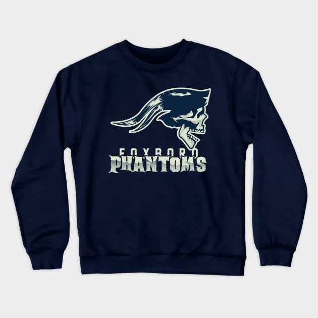 Foxboro Phantoms - Ghost Colors Crewneck Sweatshirt by Gimmickbydesign